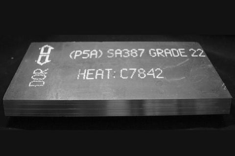 (P5A) 1 1/2" Double-Bevel SA387 Grade 22