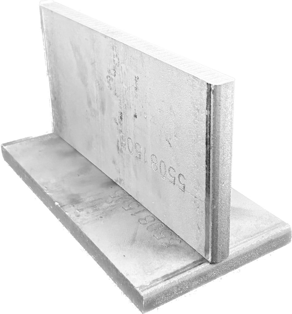 1/2" Carbon Steel Plate Coupon Set (Square Cut)